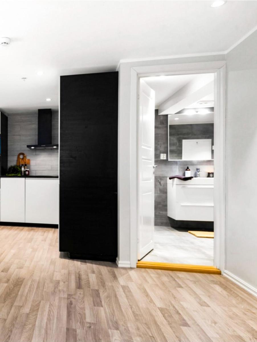 Modern Big 2 Bedroom Apartment Near Solsiden تروندهايم المظهر الخارجي الصورة